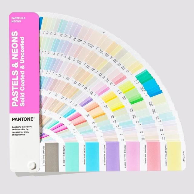 【PANTONE】粉彩色&霓虹色指南 | 光面銅版紙&膠版紙 PASTELS & NEONS GUIDE | COATED & UNCOATED (GG1504C)