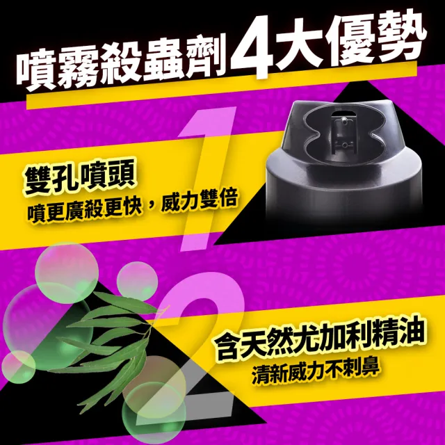 【雷達】噴霧殺蟲劑-尤加利500ml