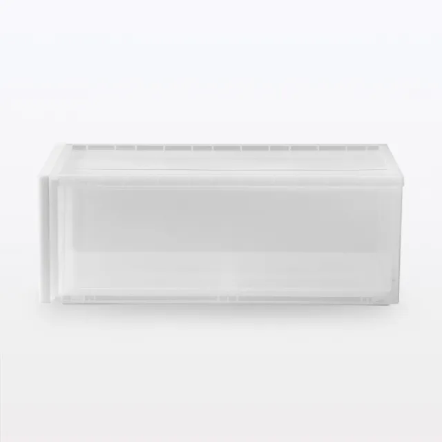 【MUJI 無印良品】PP衣裝盒/大/2入