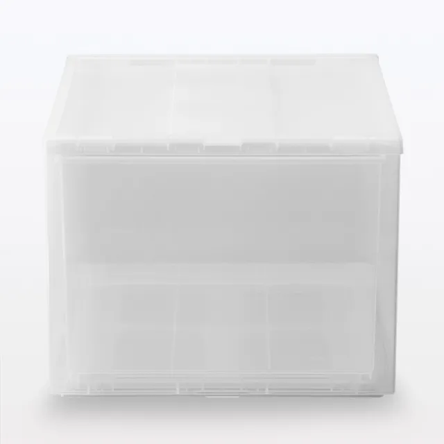 【MUJI 無印良品】PP衣裝盒/深/2入
