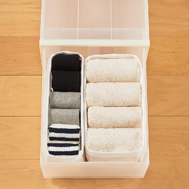 【MUJI 無印良品】PP收納盒/大/2入