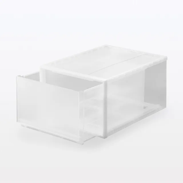 【MUJI 無印良品】PP櫥箱/深/2入