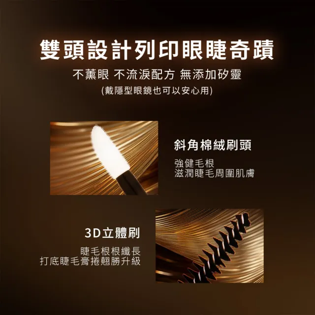 【DR.CINK 達特聖克】睫毛滋養液 3入超值組 (雙頭各4ml 保濕 睫毛滋養 眼周保養 醫美推薦)