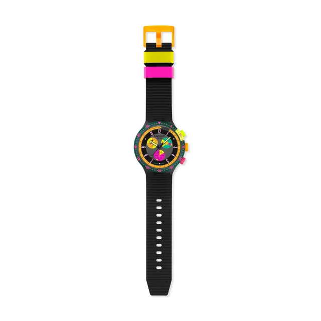 【SWATCH】NEON SEPPIA 大錶面手錶/男錶/女錶/瑞士製造 SB02B104(47mm)