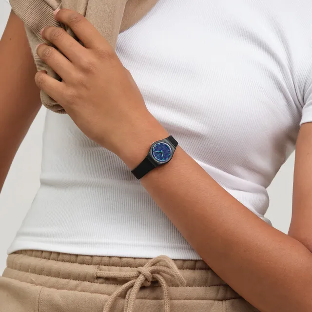 【SWATCH】GRACE IN TIME 經典手錶/女錶/瑞士製造 LB188(25mm)