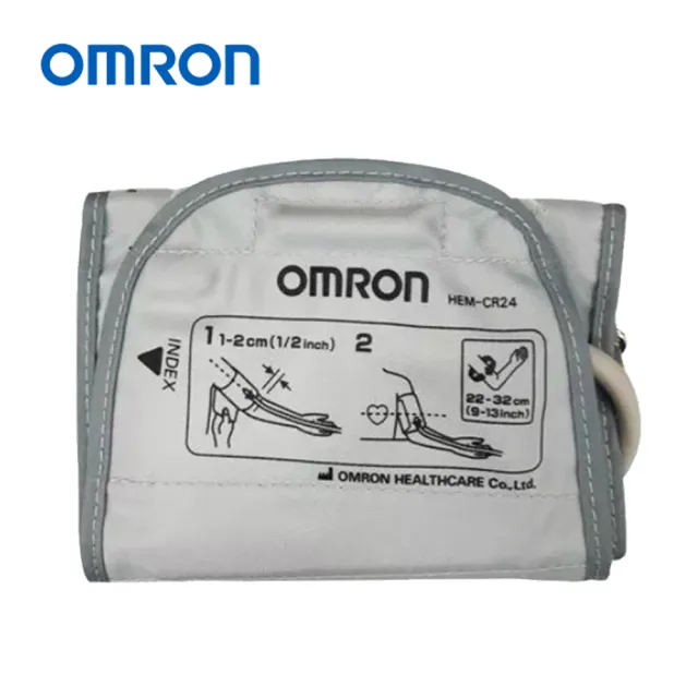 【OMRON 歐姆龍】原廠血壓計壓脈帶-軟式含接頭(M 22-32cm HEM-CR24)