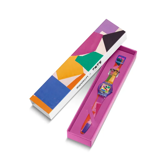 【SWATCH】MATISSE`S SNAIL 馬諦斯《蝸牛》/泰德美術館聯名 SO28Z127 (34mm)