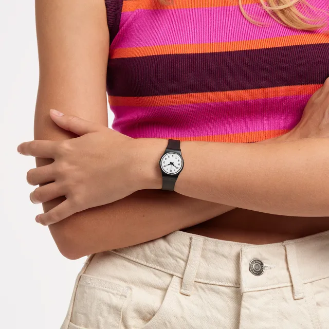 【SWATCH】SOMETHING NEW 經典手錶/女錶/瑞士製造 LB153(25mm)