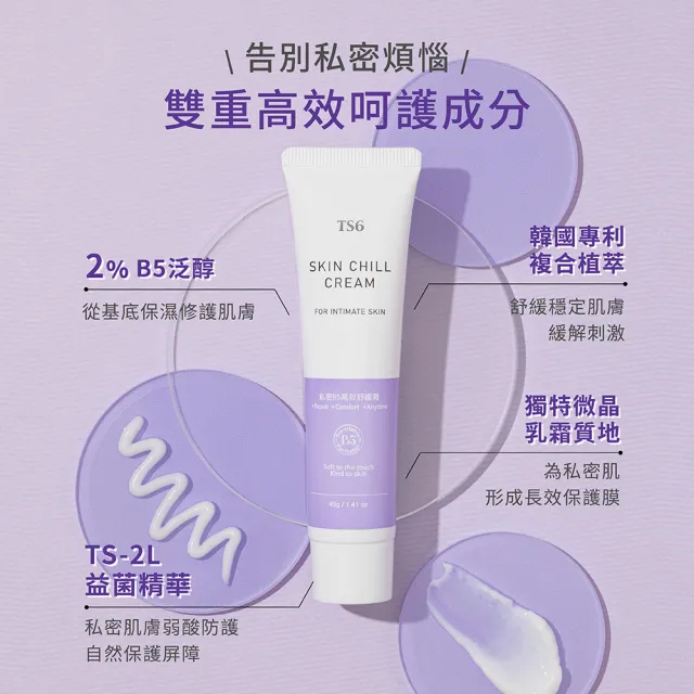 【TS6 護一生】私密B5高效舒緩霜40gx1入