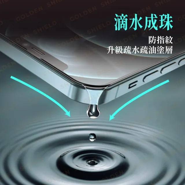 【GOLDEN SHIELD】除塵秒貼．高清滿版保護貼(螢幕手機保護貼膜i17/16/15/14/13/12/11/Xr Plus/Pro/Pro Max