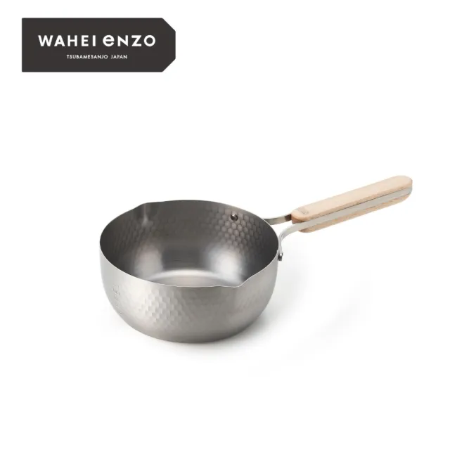 【FREIZ】WAHEI eNZO 不鏽鋼雪平鍋 18cm(日本製 / IH可用)