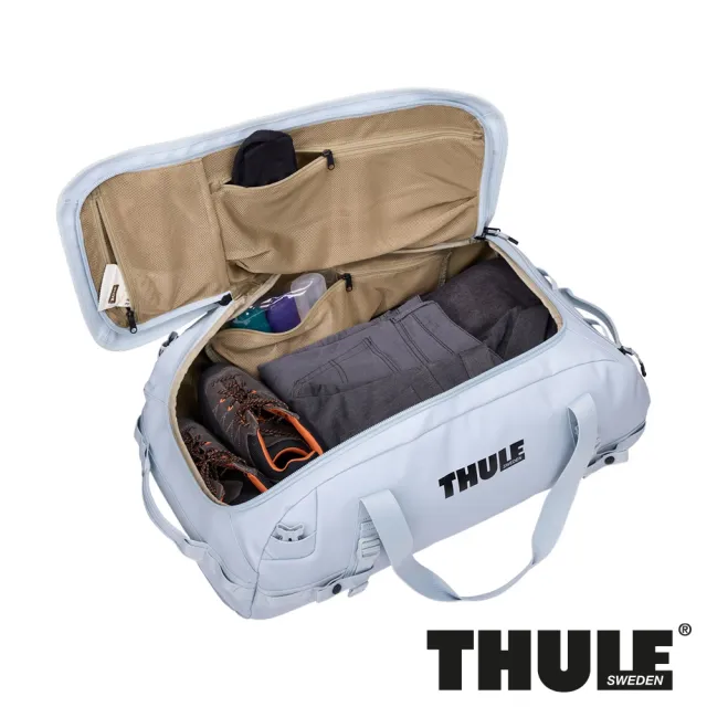 【Thule 都樂】Chasm 70L 行李袋 米色/淺藍色 (週年慶/露營/旅行/收納)