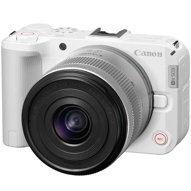 【Canon】EOS R50V KIT 附 RF-S 14-30mm 單鏡組 (公司貨) APS-C 無反微單眼相機 適合 VLOG