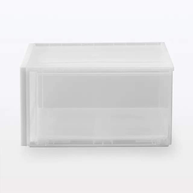 【MUJI 無印良品】PP衣裝盒/橫式/大/2入