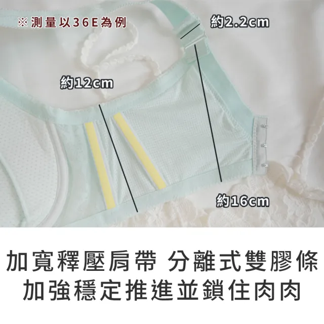 【玉如阿姨】沐光序曲內衣※0817灰藍(E-H罩 托高 包覆 舒適 大罩杯 台灣製)
