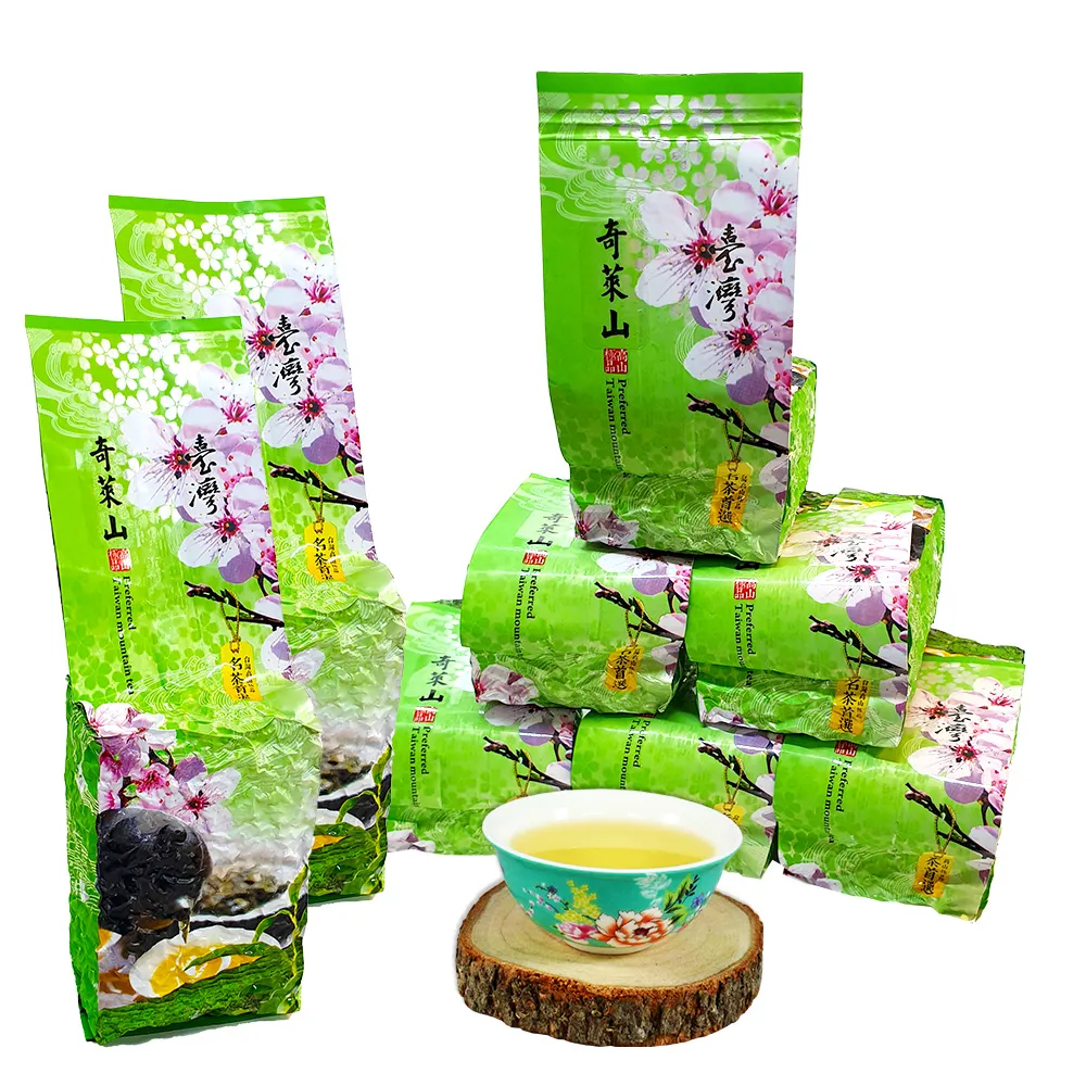 龍源茶品】奇萊山特選高冷青烏龍茶葉150gx8包(共2斤;附提袋；生青茶
