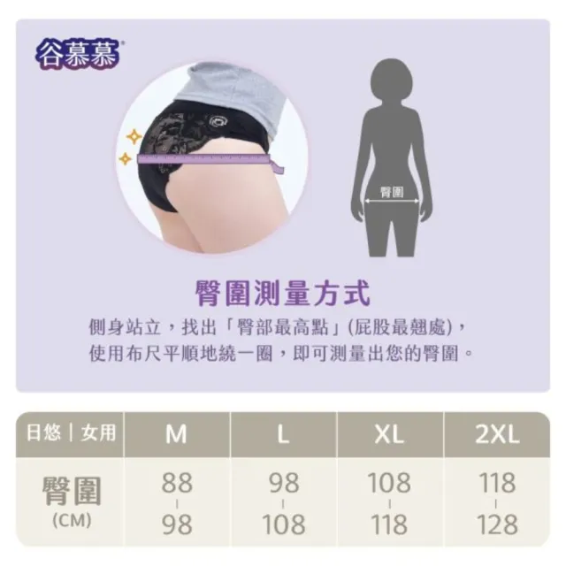 【月亮褲】官方 日悠褲高腰輕量防漏褲50ml(告別尷尬濕痕｜乾爽透氣｜雙金馬影后陳淑芳真心推薦)
