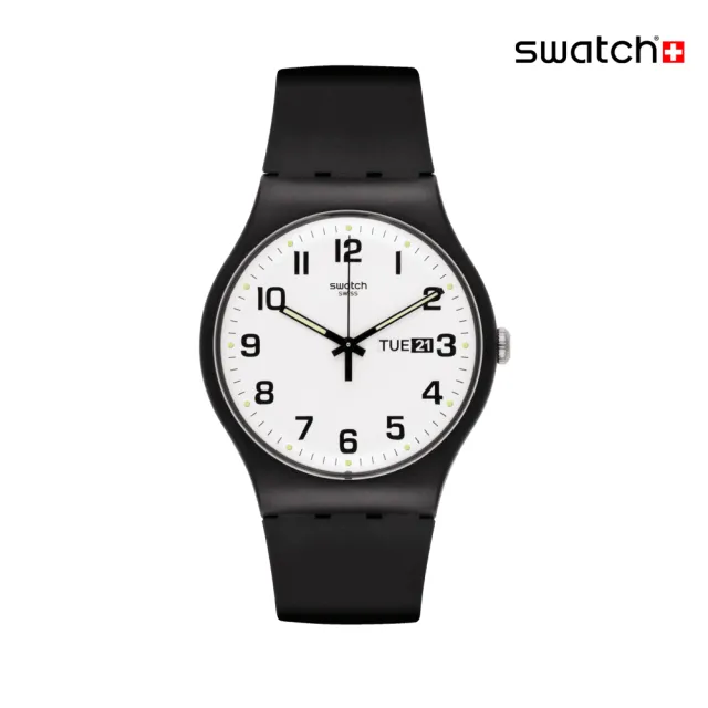 【SWATCH】TWICE AGAIN 經典手錶/男錶/女錶/瑞士製造 SO29B703(41mm)