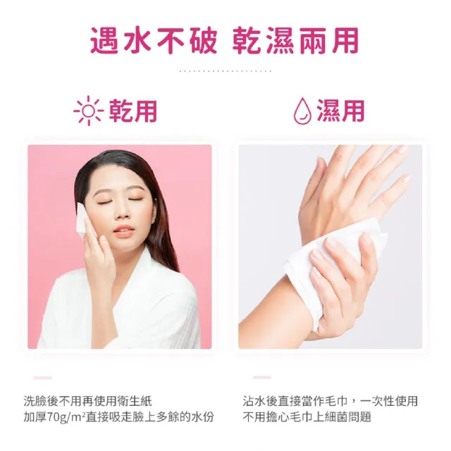 【AliSHA 妍樂羋】丸三純棉親膚加厚洗臉巾超值3入組(乾濕兩用/純棉親膚/潔顏卸妝/嬰童護理/一次性免洗毛巾)