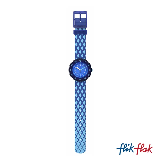 【Flik Flak】兒童手錶 CRISS-CROSS / TEXTILE STRAP 兒童禮物/安全防水/瑞士製造 FPSP076(31.85mm)