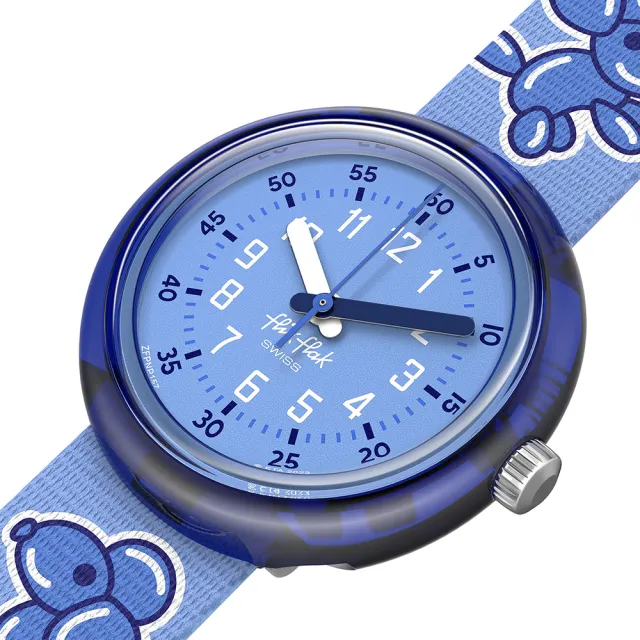 【Flik Flak】兒童手錶 AIRNIMALS 兒童禮物/安全防水/瑞士製造 FPNP157(31.85mm)