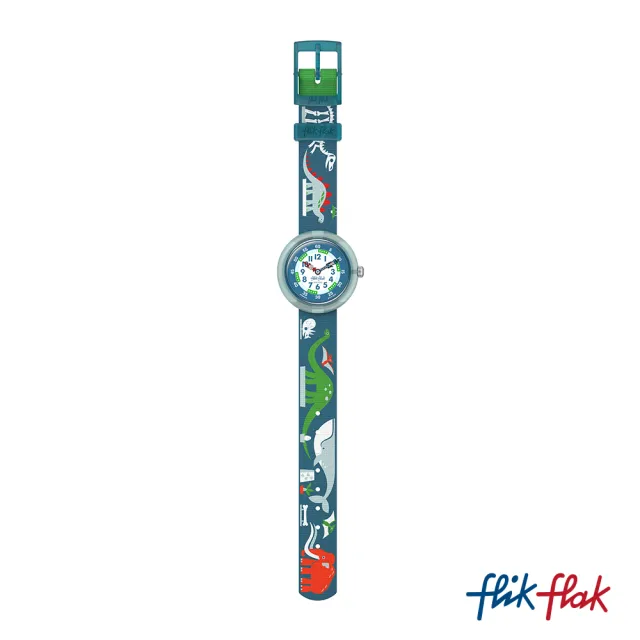 【Flik Flak】兒童手錶 LIVING HISTORY 兒童禮物/安全防水/瑞士製造 FBNP229 (31.85mm)