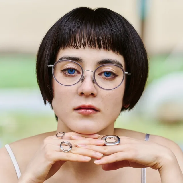 【KlassiC.】GIA 鈦金屬圓框眼鏡 為長時間專注而設計的輕量材質 1000種臉型實測 第一眼就對的黃金比