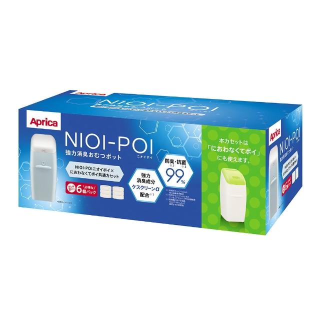 【Aprica 愛普力卡】NIOI-POI強力除臭抗菌尿布處理器專用替換膠捲6入