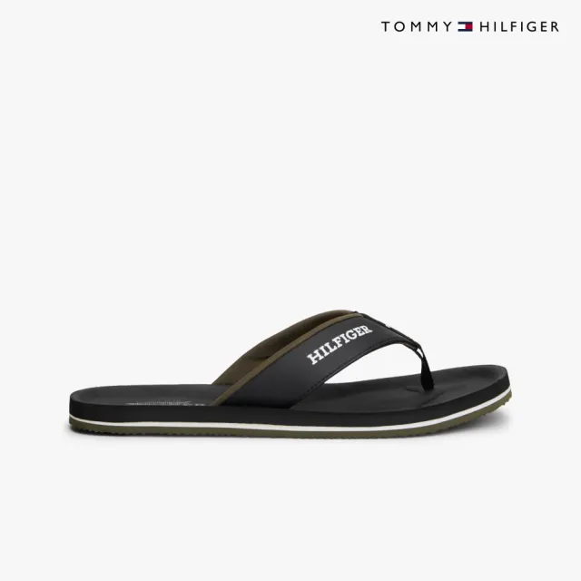 【TOMMY HILFIGER】官方旗艦館Brian 人字拖_黑色