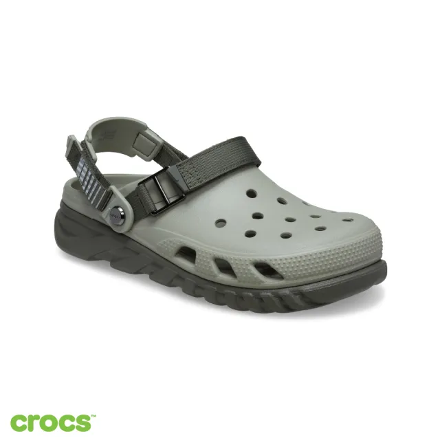 【Crocs】中性鞋 渦輪 機能克駱格 洞洞鞋 橄欖/七彩色(214215-3N4)