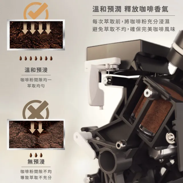 【Philips 飛利浦】雙溫萃取全自動義式咖啡機(EP5548/62 暮霧灰)＋黑皮小星旋鈕海星氣炸鍋-黑(NA110/00)