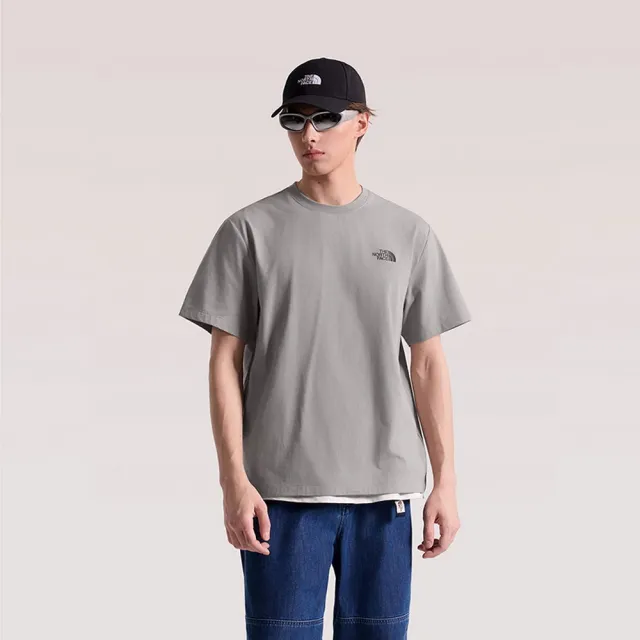 【The North Face】TNF 休閒 運動 短袖T恤 U OOO RLX SS TEE GRAPHIC 1 - AP 男 女 灰 (NF0A8M78BI4)