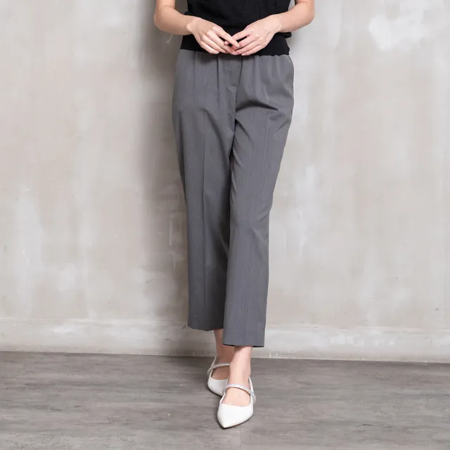 【perng yuh 芃諭名品】質感生活 燙褶 九分 錐形 西裝褲(2026 SS Collection|5A春夏新品上市)