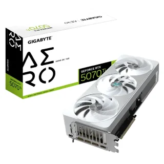 【GIGABYTE 技嘉】GeForce RTX 5070 Ti AERO OC 16G 顯示卡