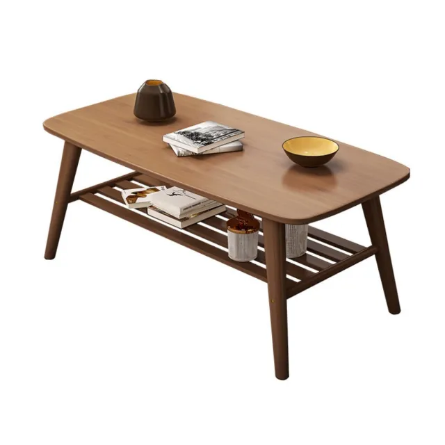 【匠俱】竹製茶几120x60x40cm 楠竹 日式茶几桌 雙層大容量儲物 客廳家用茶桌 小戶型桌子 北歐簡約小茶几
