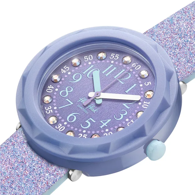 【Flik Flak】兒童手錶 LILAXUS 兒童禮物/安全防水/瑞士製造 FCSP102 (36.7mm)