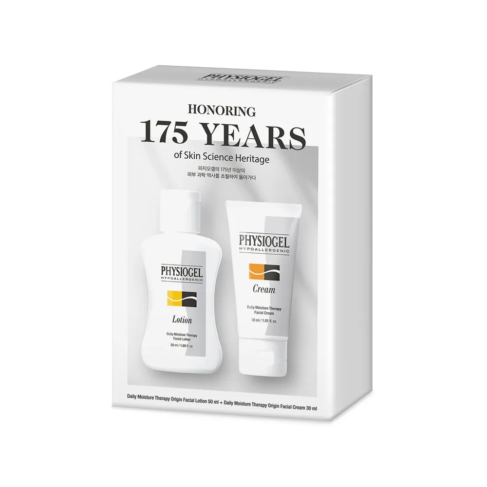 【PHYSIOGEL 潔美淨】層脂質復刻保濕組(保濕乳霜30ml+乳液50ml)