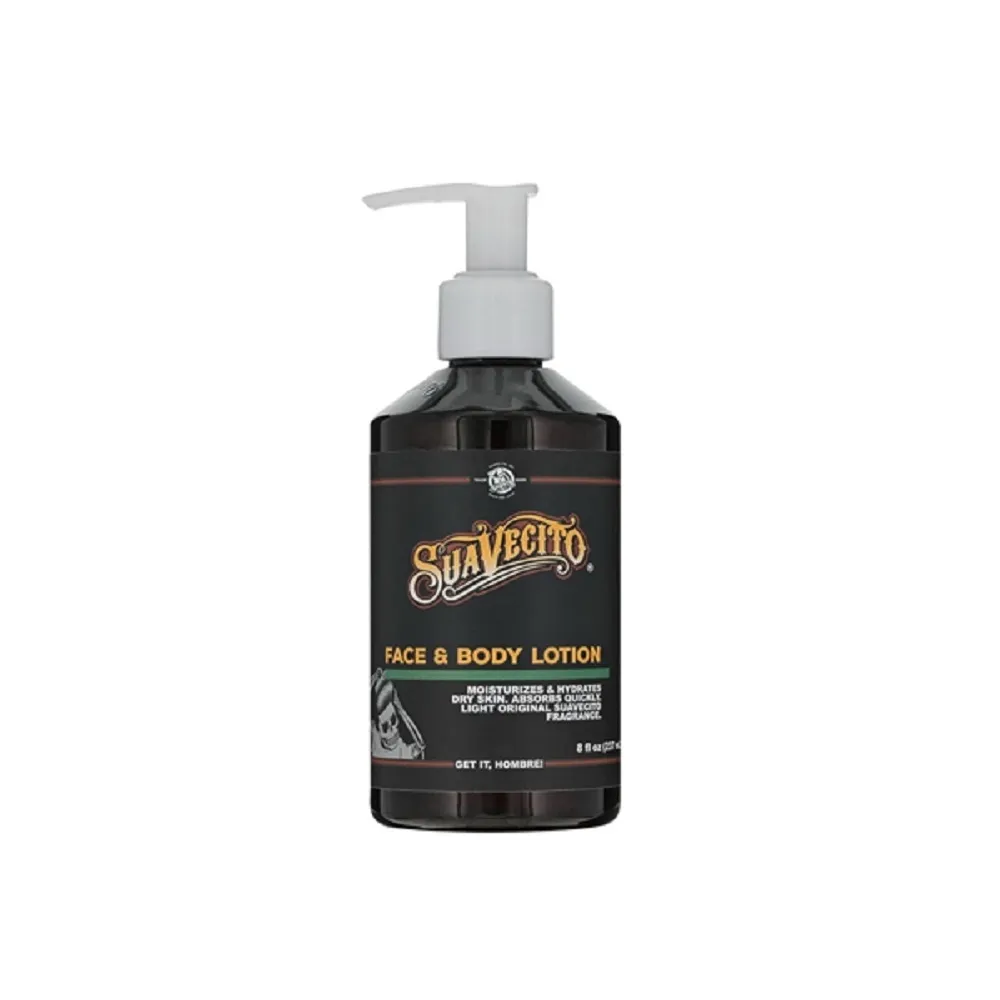 【Suavecito 骷髏頭】Face & Body Lotion古龍男士臉部身體乳液(237ml)