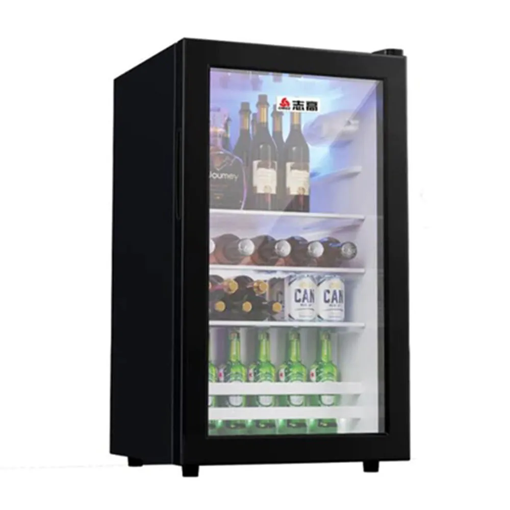 【YouPin】（台灣現貨）110V冷藏櫃92L冰箱酒水展示櫃飲料櫃蛋糕保險櫃製冷酒櫃立式(冷藏櫃/冰吧/冰箱/酒櫃)