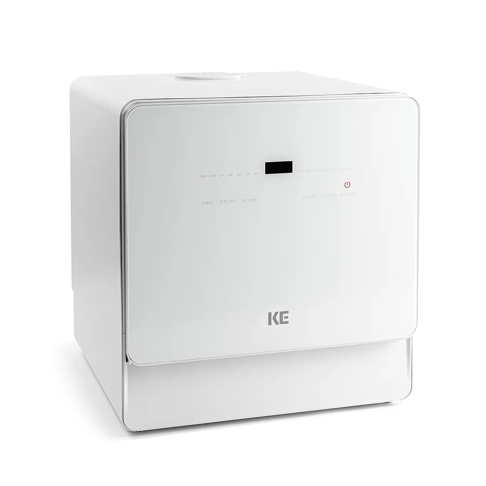 桌上型洗碗機 KDW-236W(限量福利品/非全新品)(6人份免安裝洗烘碗機、最高溫80度C、UV殺菌)