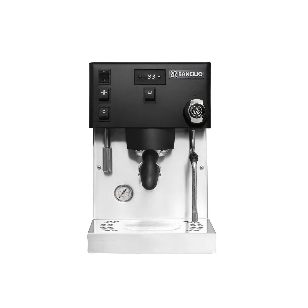 【Rancilio】雙鍋爐單孔家用半自動咖啡機(義式咖啡機-消光黑)