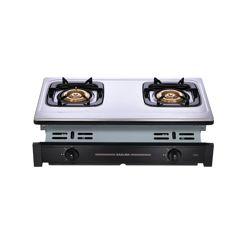 【SAKURA 櫻花】二口節能安全爐 G6201S(原廠安裝)