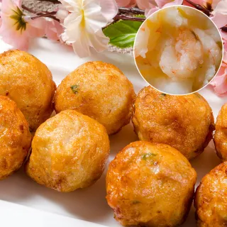 【鮮綠生活】丸類界的LV! 金鑽蝦枝花丸 共8包(300g±10%/包)