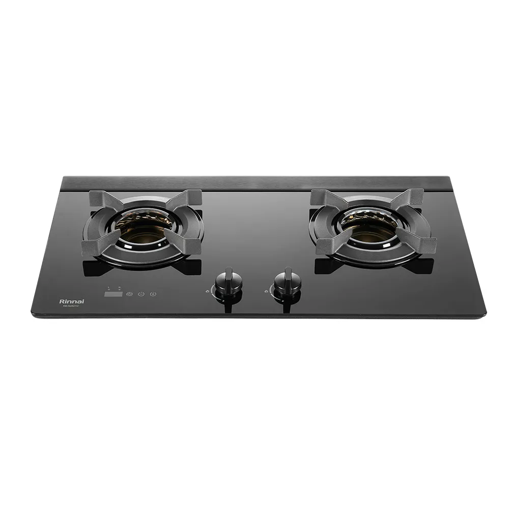 【林內】檯面式內焰玻璃雙口爐RB-N2621GB(基本安裝)