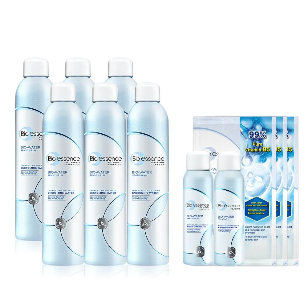 【Bio-essence 碧歐斯】保濕噴霧 BIO水感舒緩能量噴霧300ml(6入組)