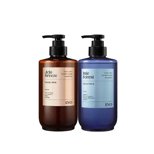 【RYO 呂】強韌髮根香氛洗髮精 585ml x2入(首爾夕陽/濟州微風/麟蹄林間/襄陽波濤)