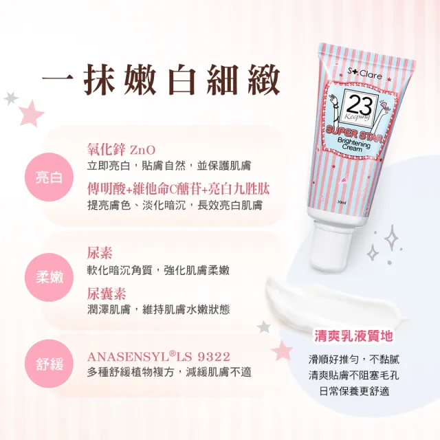 【St.Clare 聖克萊爾】私密毛髮順理霜60ml+毛髮順理霜60ml+腋下嫩白霜30ml(嫩白淨味升級款)
