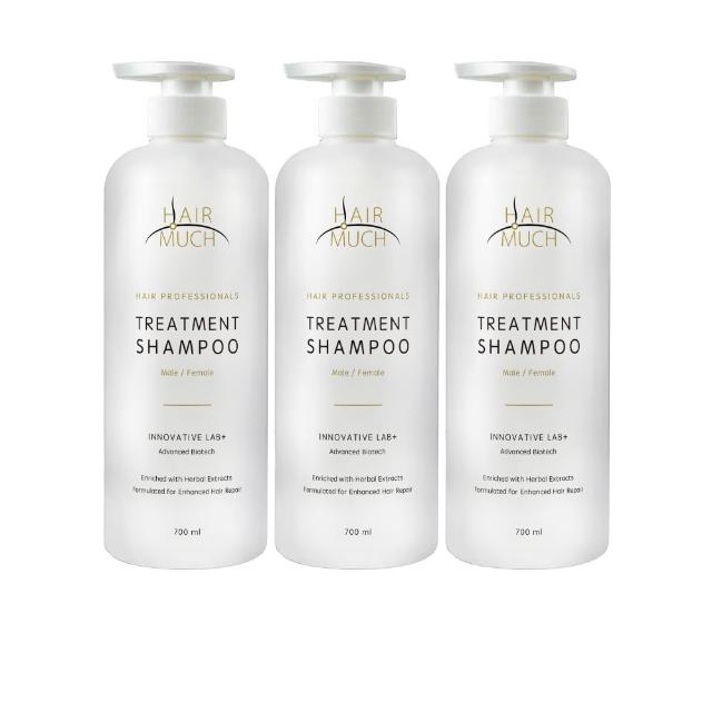 【HAIR MUCH】養護髮專用養髮精700ml-三入組(洗髮精/咖啡因洗髮精)