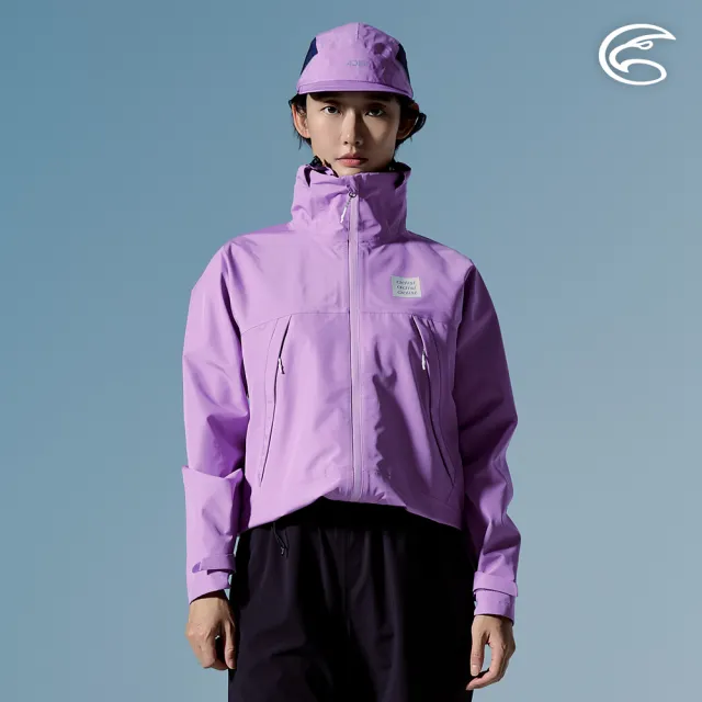 【ADISI】女輕薄3L防水透濕超透氣耐磨登山外套 AJ2691053 頁岩紫 S-2XL｜防水外套 防風 防潑水 超撥水