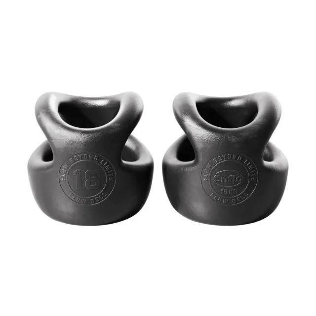 【atflee】Onflo Flowbell 18KG(40LB) 2合1 多功能專業訓練啞鈴/壺鈴